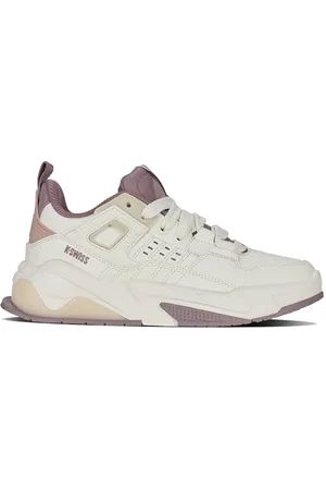 K-Swiss Damskie buty sportowe Techna Trainer SNWWH/WHCPGRY/PRPDOV, 38 EU, , 38 EU