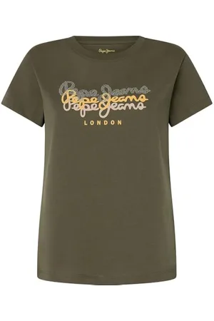 Pepe Jeans Damska koszulka Galey, zielona, S, , S