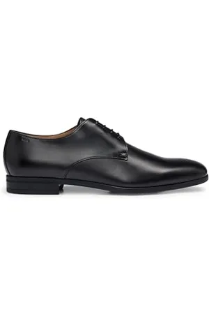 HUGO BOSS Męskie buty derby Kensington Derb z gumową podeszwą w rozmiarze skórzanym, , 40.5 EU