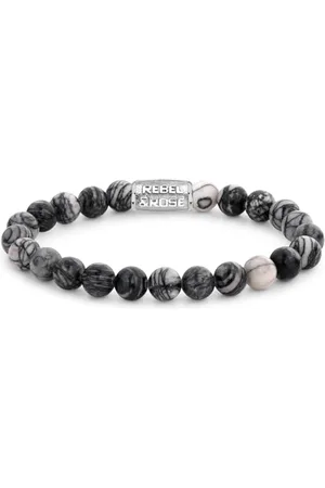 Rebel & Rose Bransoletka dla mężczyzn Stal nierdzewna RR-80032-S-L 19 cm