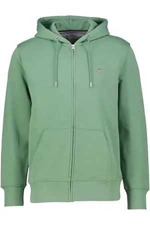 GANT REG SHIELD bluza z kapturem z zamkiem błyskawicznym, , XXL