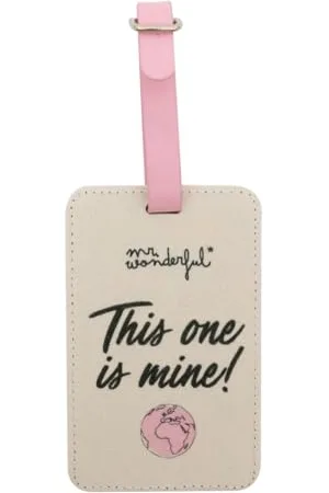 Mr Wonderful Mr.Wonderful - Etykieta bagażowa - This One is Mine!, , Mr.Wonderful - Etykieta bagażowa - Ten jeden jest moje