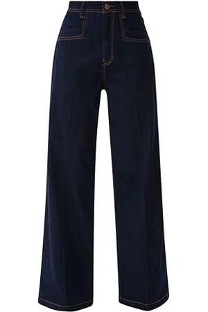 QS by s.Oliver Damskie jeansy, Betsy Wide Leg, ciemnoniebieskie, 34/34