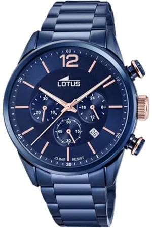 Lotus Męski zegarek kwarcowy chronograf z paskiem ze stali nierdzewnej 18680/2