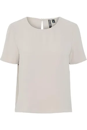 Pieces® Pcanna Ss O-Neck Top Noos Bc, , XL
