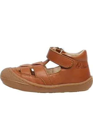 Naturino Unisex Baby WAD sandały dziecięce, beżowe, brązowy - Braun 0d06-24 EU