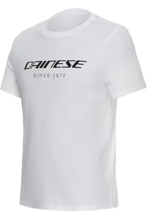 Dainese Essence Wordmark T-Shirt, koszulka z krótkim rękawem i okrągłym dekoltem, męska, biała, L, , L