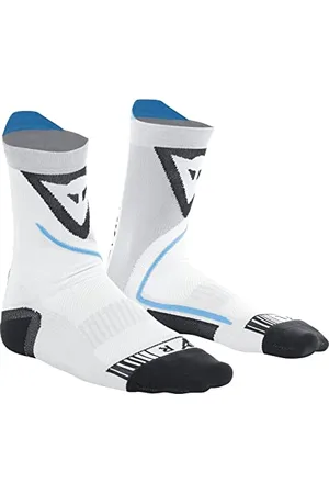 Dainese Skarpety Dry Mid Socks, skarpety motocyklowe, dla mężczyzn i kobiet, czarne/niebieskie, 3638