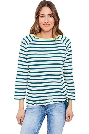 CECIL T-shirt damski rękaw 3/4, , M