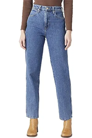 Wrangler Damskie dżinsy Mom Straight, , 40W / 34L