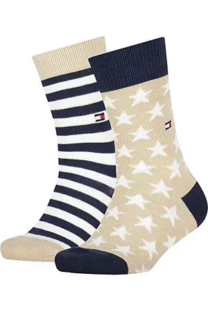 Tommy Hilfiger Unisex dziecięce Star and Stripes Classic Sock (2 sztuki), , 39