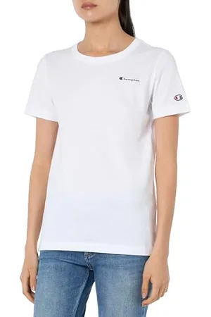 Champion Legacy Icons W Small Script Logo S/S Crewneck T-Shirt, , X-Large Kobiety, , XL