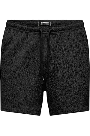 Only & Sons ONSTED Life SOLID Seersucker Swim NOOS, , S