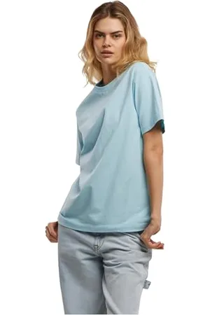 Build Your Brand Damska koszulka damska Everyday Tee, luźny t-shirt dla kobiet o wyglądzie oversize, bawełna, rozmiary XS - 5XL, , 3XL