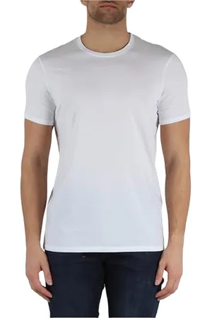 Armani Exchange Koszulka męska Pima Small Logo, biały, XS