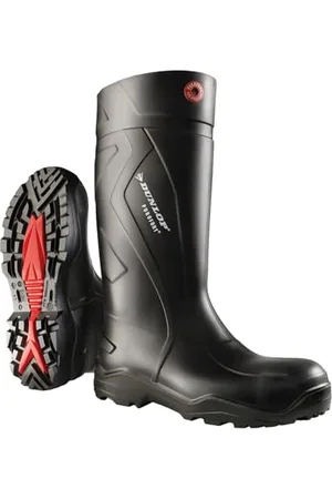 Dunlop Purofort+ Full Safety Wellington kozaki, czarne, UK 45