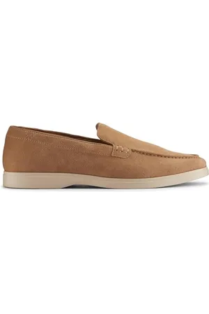 Clarks Męskie mokasyny Torford Easy Mokasyn, ciemny piasek zamsz, 40,5 UK, , 45 EU
