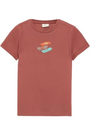 QS by s.Oliver T-shirt z nadrukiem z przodu i z tyłu, , 128-134