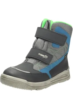 Superfit Jungen MARS warm gefütterte Gore-Tex Stiefel, GRAU/GRÜN 2010