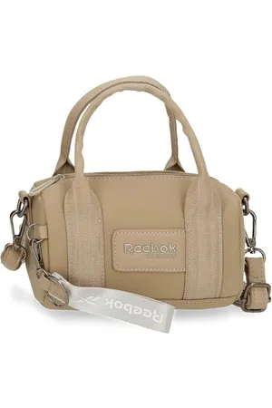 Reebok Cherry Obudowa na messenger Okrągły Beżowy 17x11x11 cms Poliester by Joumma Bags, , okrągły pasek na ramię