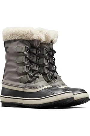 sorel Winter Carnival Boot WP Damskie botki wodoodporne, szary (Quarry, Black), 42 EU