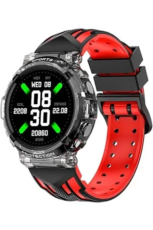 COOL Clever Czarny Silikonowy Smartwatch (Połączenia, Zdrowie, Sport), , Mediano