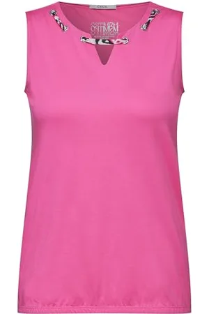 CECIL B321531 Casual & Modern Top, Bloomy Pink, S Women, , S