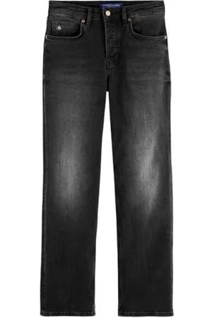 Scotch&Soda Damskie dżinsy Core The Sky Straight Black Night, , 32W / 34L