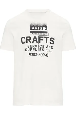 QS by s.Oliver T-shirt bawełniany z nadrukiem z przodu i strukturą przędzy płomieniowej, , XL