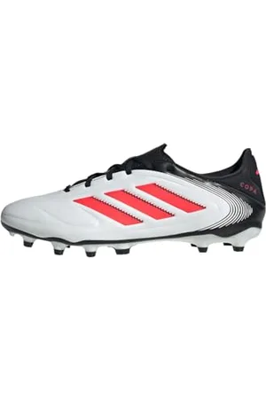 adidas Uniseks COPA PURE III LEAGUE FG/MG Football boots, Cloud White/Lucid Red/Core Black, 42 EU
