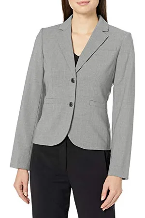 Calvin Klein Damska marynarka Lux z dwoma guzikami (petitowa, standardowa i plus), , S