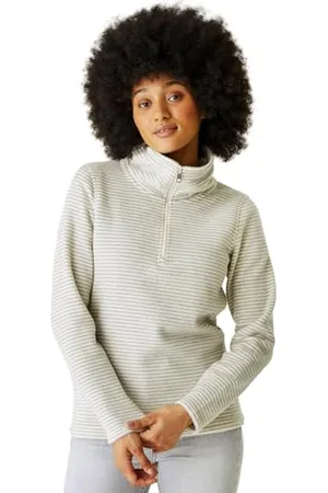 Regatta Solenne Sweter Z Polarnej Symmetry Z Paski I Pół-Zamek Sweater Kobieta, , XL