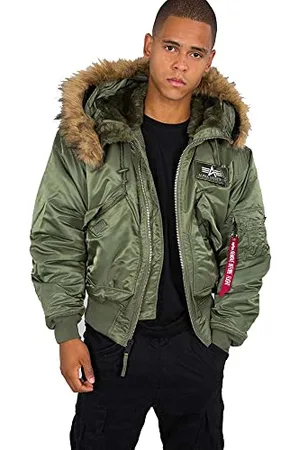 Alpha Industries Męska kurtka bomberka z kapturem 45P