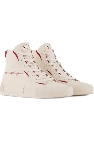 Armani Exchange Damskie buty sportowe Contrast Logo Line, High Top Sneaker, , 36 EU