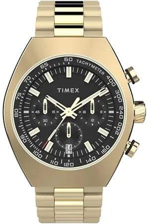 Timex Męski zegarek chronograf z bransoletką ze stali nierdzewnej Legacy, , TW2W22100-AMZUK