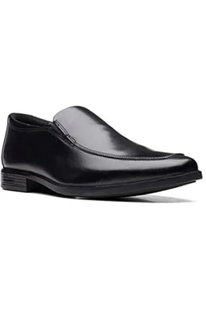 Clarks Męskie buty Howard Edge Slipper, czarny - - 42.5 EU