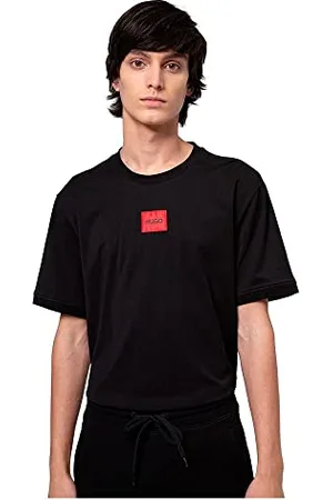 HUGO BOSS Męska koszulka Diragolino212 z bawełnianego dżerseju z logo, , S