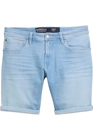 TOM TAILOR Męskie spodenki jeansowe bermudy, , XXL