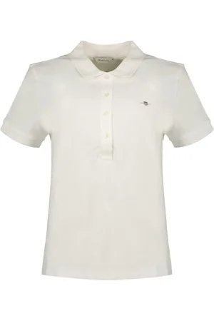 GANT Slim Sheild Cap Sleeve Pique Polo, , S