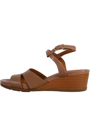 Geox Damskie sandały D Marykarmen A Wedge, Dk Skin, 38 EU