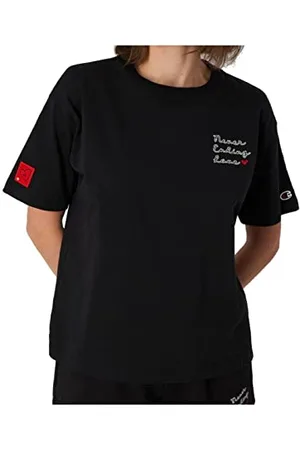 Champion Damska koszulka Rochester 1919-Made with Love S-s, czarna, średnia, , M