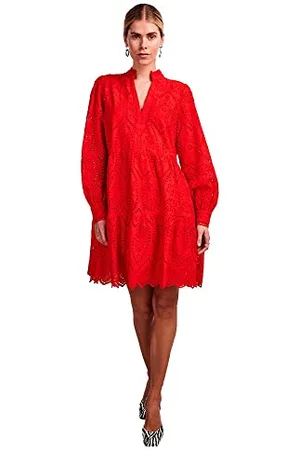 Y.A.S Damska sukienka holi Ls Dress S. Noos, , XS