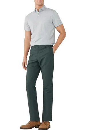 Hackett Gmw Lin Cot Hbone TRS spodnie męskie, , 42W / 30L