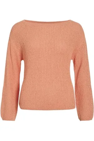 VILA Visummi L/S Boatneck Knit sweter, , M