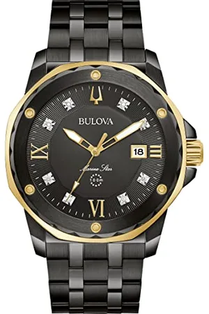 BULOVA Męski analogowy zegarek kwarcowy z paskiem ze stali nierdzewnej 98D176, , bransoletka
