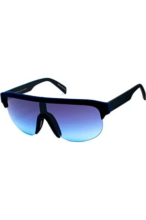 Italia Independent Unisex 0911V-021-000 okulary przeciwsłoneczne, czarne (Negro), 135.0
