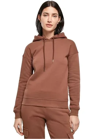 Urban classics Damski sweter z kapturem Organic Hoody z naturalnej bawełny organicznej, górna część ze 100% bawełny organicznej, rozmiary od XS do 5XL, , 5XL