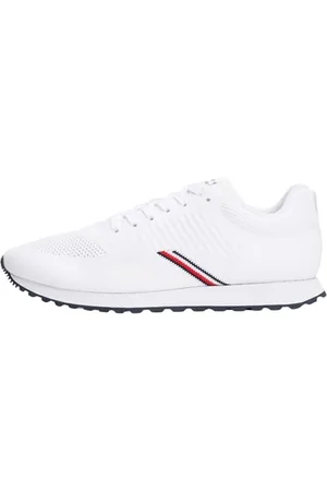 Tommy Hilfiger Męski New Runner Eva Corpo Knit Fm0fm05648 Low Top, , 46 EU