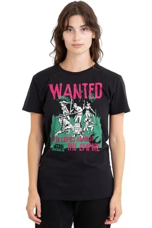 STAR WARS Damska koszulka Wanted Rebels, czarna, XXL, , XXL