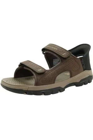 Skechers Męskie sandały sportowe Tresmen Reece, czekoladowe, 44 EU, , 41 EU